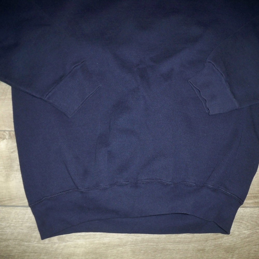 Vintage 1992 Dallas Cowboy NFL Blue Sweatshirt Big Logo Sweater Logo 7 Sz Large - Picture 9 of 9